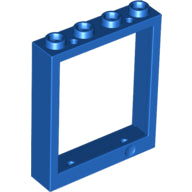 Plaatje in Gallery viewer laden, LEGO® los onderdeel Deurkozijn in kleur Blauw 6154