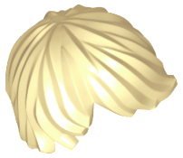 Plaatje in Gallery viewer laden, LEGO® los onderdeel Haar in kleur Geelbruin 87991