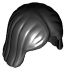 LEGO® los onderdeel Haar in kleur Zwart 4530