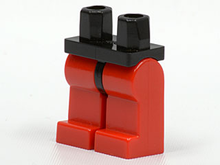 Plaatje in Gallery viewer laden, LEGO® los onderdeel Benen in kleur Zwart 970c05
