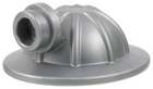 LEGO® los onderdeel Hoofddeksels in kleur Zilver 98289