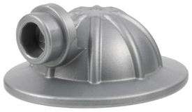 LEGO® los onderdeel Hoofddeksels in kleur Zilver 98289