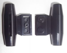 LEGO® los onderdeel Vliegtuig in kleur Zwart 98302