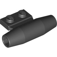 LEGO® los onderdeel Vliegtuig in kleur Zwart 98302