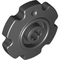 LEGO® los onderdeel Wiel in kleur Zwart 57520