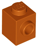 LEGO® los onderdeel Steen Aangepast Donker Oranje 87087