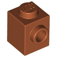 Plaatje in Gallery viewer laden, LEGO® los onderdeel Steen Aangepast Donker Oranje 87087