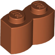 Plaatje in Gallery viewer laden, LEGO® los onderdeel Steen Aangepast Donker Oranje 30136