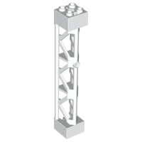 Plaatje in Gallery viewer laden, LEGO® los onderdeel Steunpilaar in kleur Wit 95347