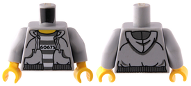 LEGO® Lijf met Motief Licht Blauwachtig Grijs 973pb1029c01