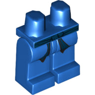 Plaatje in Gallery viewer laden, LEGO® los onderdeel Benen met Motief Blauw 970c00pb0088