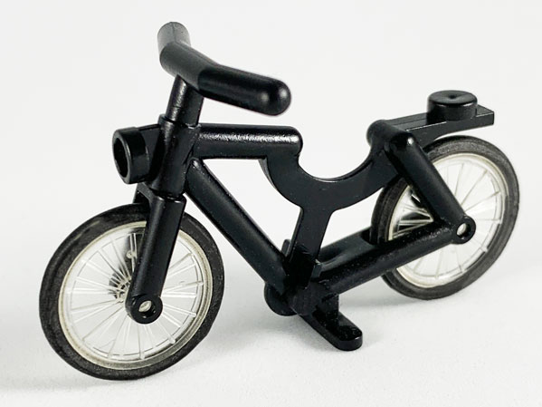 LEGO® los onderdeel Fiets & Motor in kleur Zwart 4719c01