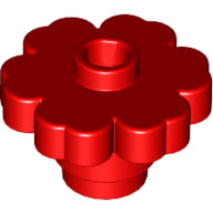 Plaatje in Gallery viewer laden, LEGO® los onderdeel Plant &amp; Struik in kleur Rood 4728