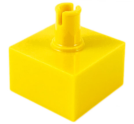 LEGO® los onderdeel Steen Aangepast in kleur Geel 4729