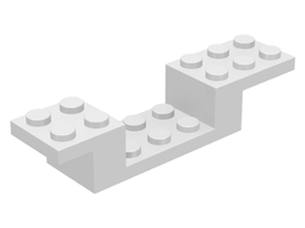 LEGO® los onderdeel Beugel in kleur Wit 4732