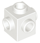 LEGO® los onderdeel Steen Aangepast in kleur Wit 4733