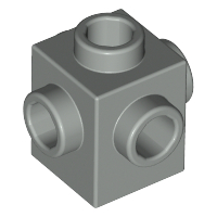 LEGO® los onderdeel Steen Aangepast in kleur Lichtgrijs 4733