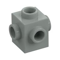 Plaatje in Gallery viewer laden, LEGO® los onderdeel Steen Aangepast in kleur Lichtgrijs 4733