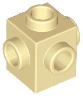 LEGO® los onderdeel Steen Aangepast in kleur Geelbruin 4733