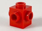 LEGO® los onderdeel Steen Aangepast in kleur Rood 4733