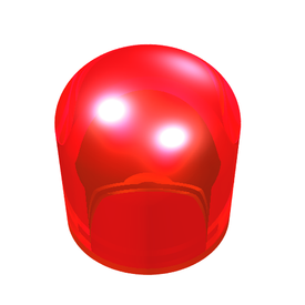 LEGO® los onderdeel Licht & Geluid Doorzichtig Rood 4770