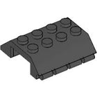 LEGO® los onderdeel Dakpan Algemeen in kleur Zwart 4857
