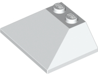 LEGO® los onderdeel Dakpan Algemeen in kleur Wit 4861