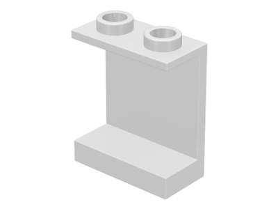 LEGO® los onderdeel Paneel in kleur Wit 4864b