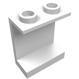 LEGO® los onderdeel Paneel in kleur Wit 4864b