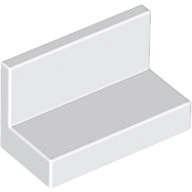 Plaatje in Gallery viewer laden, LEGO® los onderdeel Paneel in kleur Wit 4865