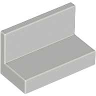 Plaatje in Gallery viewer laden, LEGO® los onderdeel Paneel in kleur Lichtgrijs 4865