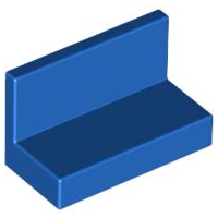 LEGO® los onderdeel Paneel in kleur Blauw 4865