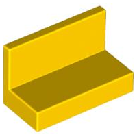 LEGO® los onderdeel Paneel in kleur Geel 4865