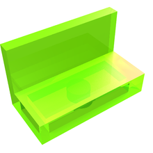 Plaatje in Gallery viewer laden, LEGO® los onderdeel Paneel Doorschijnend Helder Groen 4865