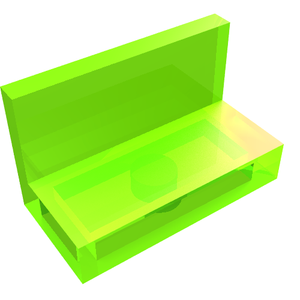 LEGO® los onderdeel Paneel Doorschijnend Helder Groen 4865