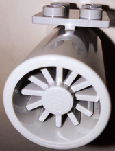 Plaatje in Gallery viewer laden, LEGO® onderdeel Vliegtuig Licht Blauwachtig Grijs 4868bc01