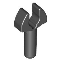 LEGO® los onderdeel Staaf in kleur Zwart 48729