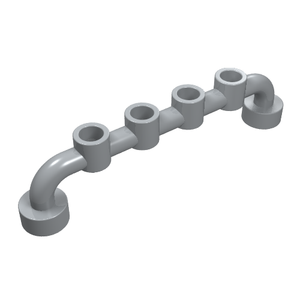 LEGO® los onderdeel Staaf Licht Blauwachtig Grijs 4873