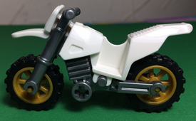 LEGO® los onderdeel Fiets & Motor in kleur Wit 50860c04