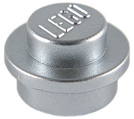 LEGO® los onderdeel Plaat Rond Metallisch Zilver 4073