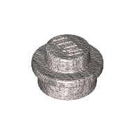 LEGO® los onderdeel Plaat Rond Metallisch Zilver 4073