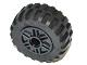 LEGO® los onderdeel Samengesteld Wiel Zwart 55981c05