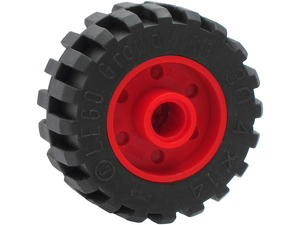LEGO® los onderdeel Samengesteld Wiel in kleur Rood 55981c05