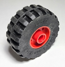 LEGO® los onderdeel Samengesteld Wiel in kleur Rood 55981c07