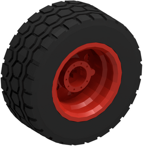 LEGO® los onderdeel Samengesteld Wiel in kleur Rood 56145c05