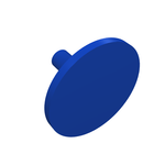 LEGO® los onderdeel Bescherming Parel Donkergrijs 59231