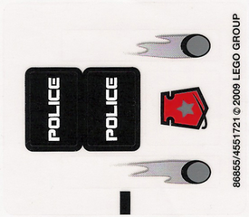 LEGO® stickervel set 5969-1 Squidman Escape