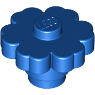 LEGO® los onderdeel Plant & Struik in kleur Blauw 98262