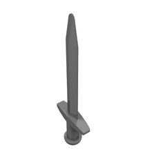Plaatje in Gallery viewer laden, LEGO® los onderdeel Wapen in kleur Parel Donkergrijs 98370