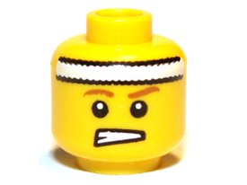 LEGO® los onderdeel Hoofd in kleur Geel 3626pb0695